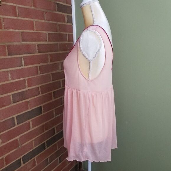 Free People Sheer sleeveless blouse NWOT A2924 - Picture 3 of 8